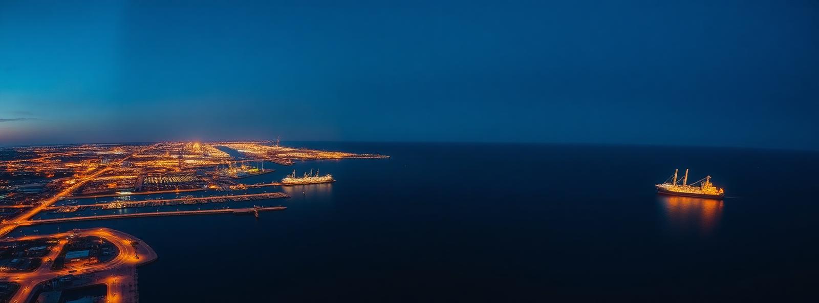 Aerial view of the Corpus Christi, Texas skyline at dusk, illustrating the metro area TactStack serves trade and service businesses in